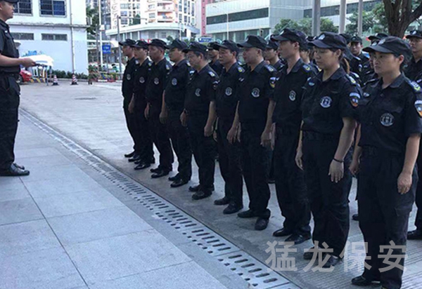 惠州保安训练考核